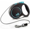 Vodítko Flexi Black Design XS 3m (max 8kg) lanko modré