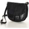 MARCO MAZZINI Kožená kabelka na rameno | čierna L256a