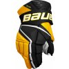 Hokejové rukavice Bauer Vapor Hyperlite Black/Gold Intermediate 13 palcov