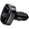 Baseus S-09 FM Transmiter Bluetooth MP3, 2 x USB-A 4,8A čierny