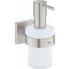 Grohe QuickFix Start Cube - Dávkovač mydla s držiakom, sklo/supersteel - 41098DC0