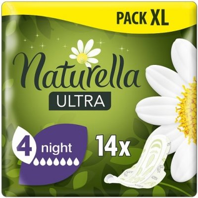 Naturella Ultra Night Veľkosť 4 Vložky S Krídelkami, 14 ks