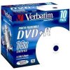 1x10 Verbatim DVD+R 4,7GB Jewel 16x Speed, printable