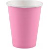 Papírové kelímky 8 ks ružové 266 ml - Amscan