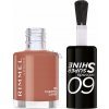 Rimmel London 60 Seconds Super Shine Nail Polish lak na nechty 130 Caramel Candy 8 ml