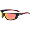 TXR Pánske športové slnečné okuliare Nordic čierno-červené (Športové slnečné okuliare; gumové protišmykové detaily na nožičkách; UV filter; polarizované)