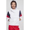 Urban Classics Ladies 3-Tone Padded Pull Over Jacket Farba: white/navy/fire red, Veľkosť: XS