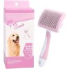 Kefa na srsť pre psy a mačky PetComb – ružová