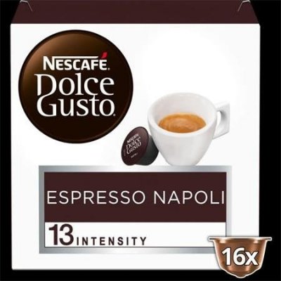 Kávové kapsule, 16 ks, NESCAFÉ DOLCE GUSTO Espresso Napoli
