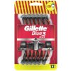 Gillette Blue3 Red ( 12 ks ) - Jednorazové holítka pre mužov
