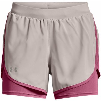 Under Armour Fly By Elite 2in1 short W šedé 1369768-592