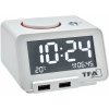 Digitálny budík s funkciou USB nabíjania TFA 60.2017.02 Homtime - biely