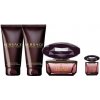 Versace Crystal Noir, SET: Parfumovaná voda 90ml + Parfumovaná voda 5ml + Telové mlieko 100ml + Sprchový gél 100ml pre ženy