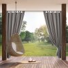 ZÁHRADNÝ ZÁVES GARDEN NA SUCHÝ ZIPS 155X260 TMAVOSIVÝ