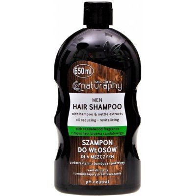 Naturaphy Šampón pre mužov na mastné vlasy bambus žihľava 650 ml