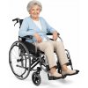 Skladací hliníkový invalidný vozík Simple-Tim s nafukovacími kolesami - Šírka - 43 cm