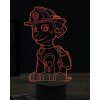 Beling 3D lampa,Paw patrol marshall 2, 7 farebná OR26
