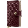 Miniwallet Secrid Emboss Diamond MEd-Bordeaux+