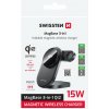 SWISSTEN SKLÁDACÍ BEZDRÁTOVÁ Qi2 NABÍJEČKA MagBase 3v1 ČERNÁ (kompatibilní s MagSafe) 22055570
