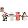 Teddies Maňušky domáce zvieratká - farma 23cm 4ks 88801127 - plyšová hračka