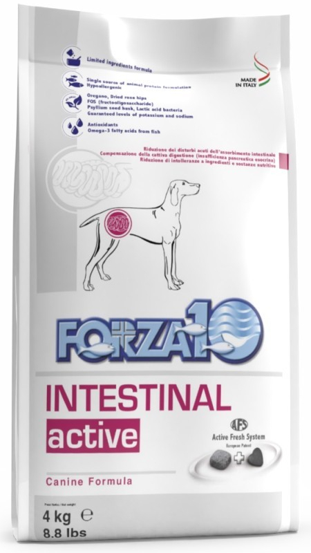 Forza 10 Intestinal Active Nutraceutická výživa na problémy so zažívacím traktom 4 kg