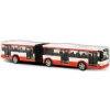 Rappa Kovový kĺbový autobus PID Praha červený 18 cm