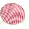 Bellatex Berta okrúhly hladký Kocka červená, 40 cm