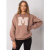 ex moda Dámska mikina -EM-BL-617-1.34X Farba: Béžová - svetlo, Veľkosť: L/XL