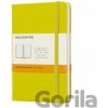 Moleskine: Zápisník tvrdý linajkový žltý S