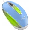 Genius DX-Mini / Myš, drátová, optická, 1000DPI, 3 tlačítka, USB, RGB LED, modrá 31010025406