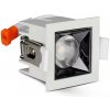 V-TAC Zapustené hranaté biele LED svietidlo 4W 38° SAMSUNG čipy CRI90, Teplá biela 2500 - 3000K
