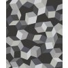 Donga Vinylová tapeta 3D geometrické vzory sivé 53x1000 cm