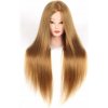 Korbi Kadernícky tréning hlavy, blond vlasy 70 cm, make-up 2