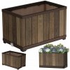 Keter Kvetináč plast hnedý 76 x 45,5 x 45,5 cm