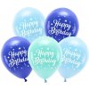 Party Narodeninové ECO balóny Happy Birthday, 26 cm, mix farieb 5 ks