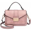 Ružová aktovková crossbody kabelka 