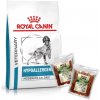 Royal Canin Veterinary Health Nutrition Dog Hypoallergenic Moderate Calorie 14 kg & WILD FARM 2x500g maškrty pre psov