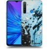 Picasee silikónový prehľadný obal pre Realme 5 - Organic blue