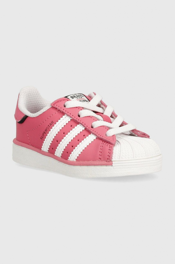 adidas topánky Superstar Elastic Lace Kids IE0861 ružová