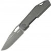 KUBEY Verijero Darkwashed Sanvik 14C28N Blade Darkblast Ti Linerlock KU340E