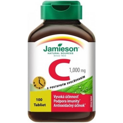 Vitamín C 1000 mg s postupným uvoľňovaním 120tbl Jamieson