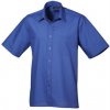 Premier Workwear Pánska košeľa s krátkym rukávom PR202 Royal -ca. Pantone 286 47 (18H)