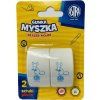 ASTRA Mouse ergonomická biela guma 403022008 blister 2 ks
