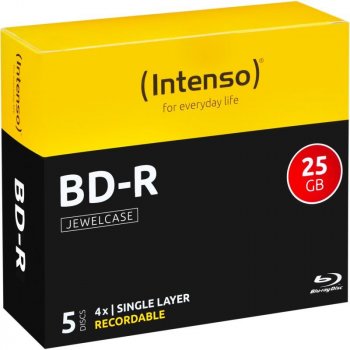 Intenso BD-R 25GB 4x, 5ks