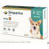 Zoetis Simparica 40 mg žuv.tbl. pre psy >10-20 kg, 3 x 40 mg