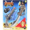 Pirátský dětský set bambitka s mačetou a doplňky 5ks