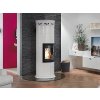 Hark Bella Rosa 19 Viva ECO plus keramika creme weiss 7kw teplovzdušné krbové kachle