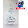 DomTextilu Rozprávková vianočná jedlička v luxusnej bielej farbe 220 cm Biela TOY111-220