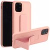 AppleKing kryt s funkciou stojančeka/príchytky pre iPhone 12 mini - ružový - možnosť vrátiť tovar ZADARMO do 30tich dní