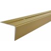 Arcansas Schodová lišta PARAGRAD alu zlatá elox 42 x 26 x 2000 mm